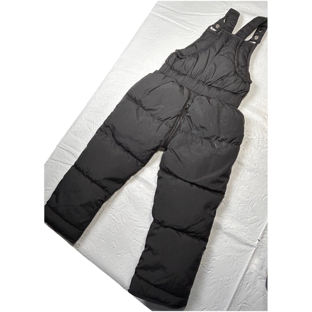 Apple Bottoms NWT Black Toddler Snow Bib Overalls 3T Snow‎ Suit Water Resistance - Picture 6 of 8